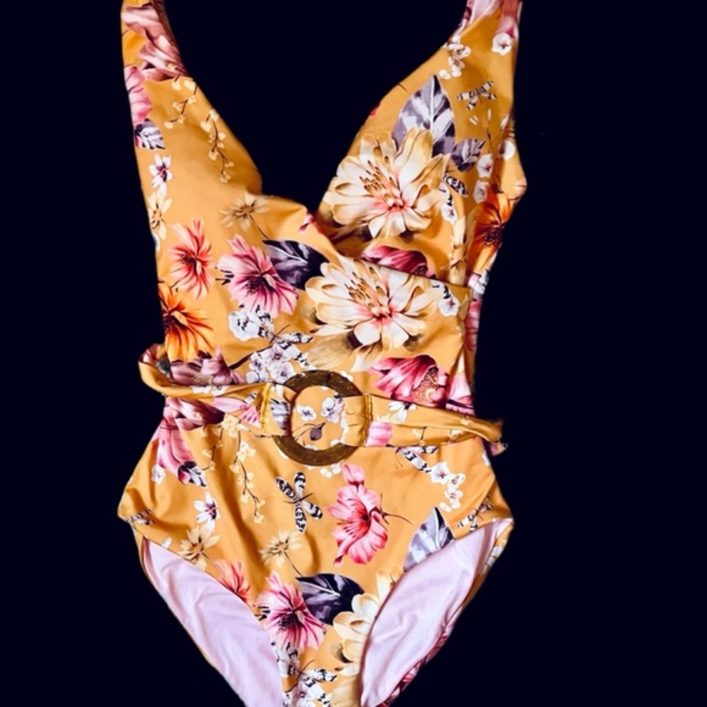 NWT size large! Encantadore for Anthropologie one piece bathing suit - Picture 9 of 13